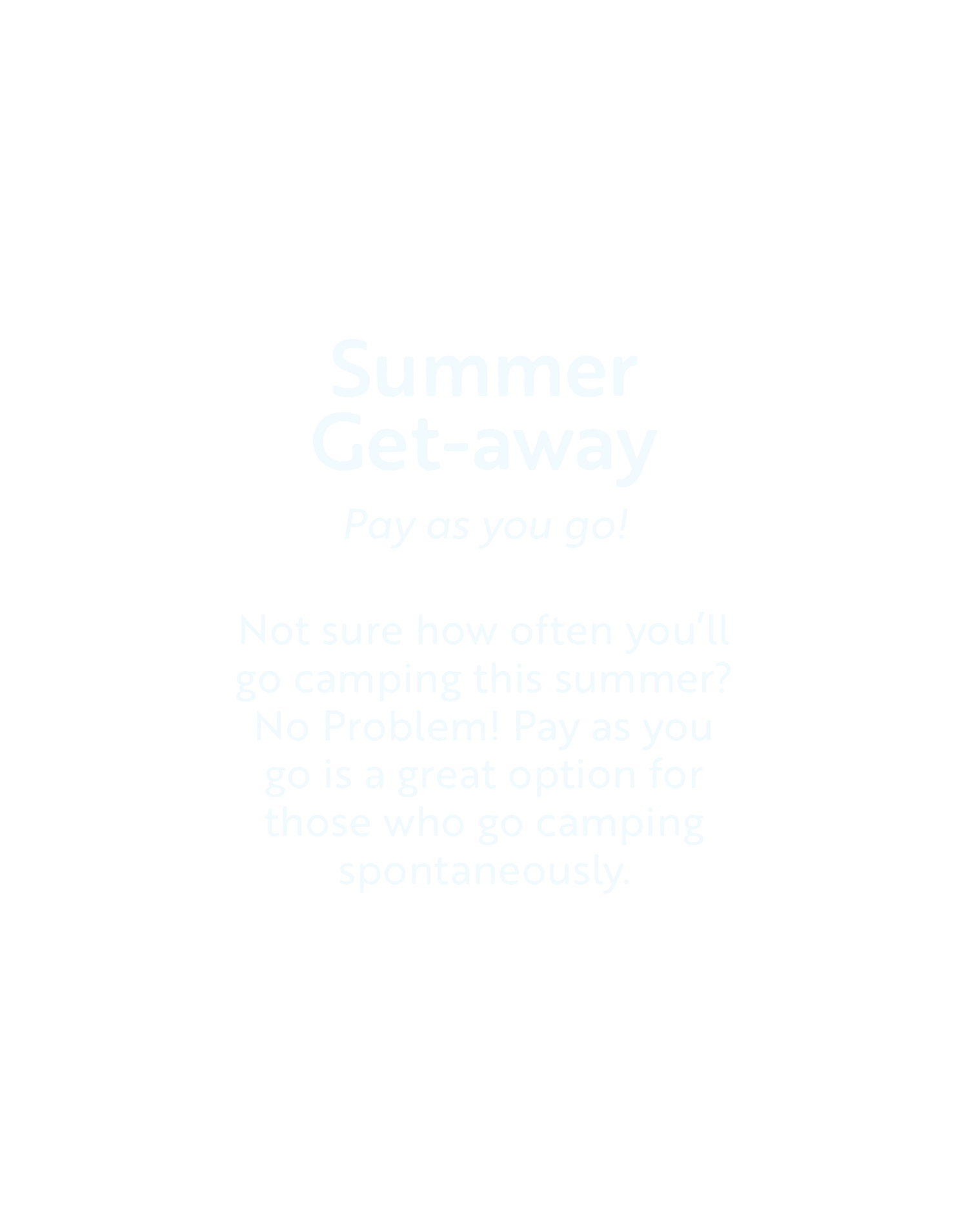 Pay as You Go